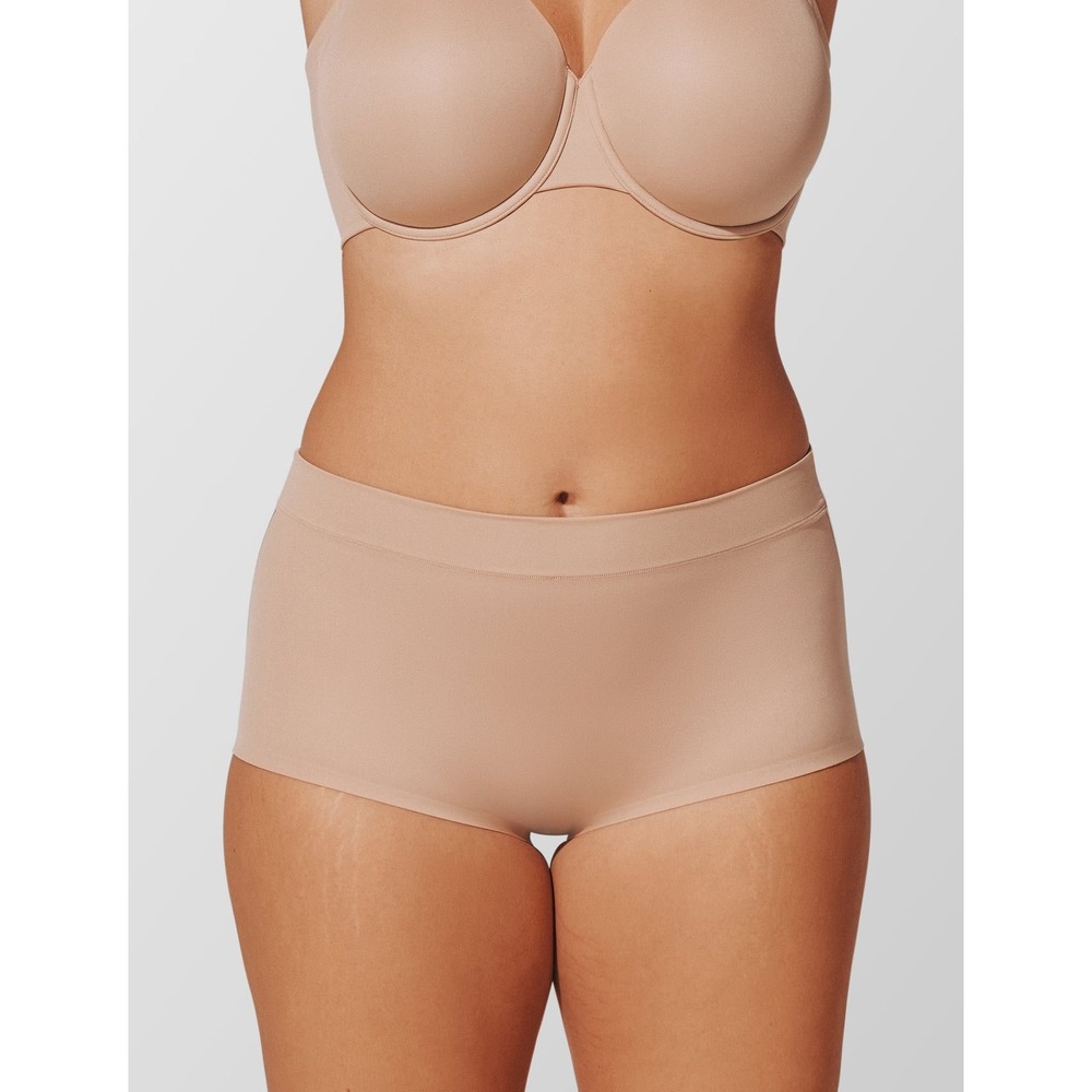 ThirdLove Everyday Microfiber Mid-Rise Brief Tan Nude Seamless Panty